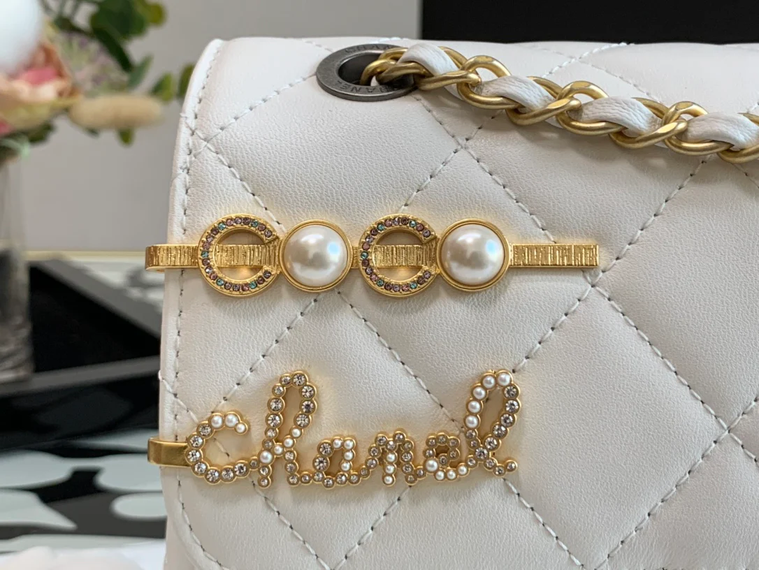 Новинка сезона осень/зима 2022 от Chanel - сумка с клапаном и значком - 22 см