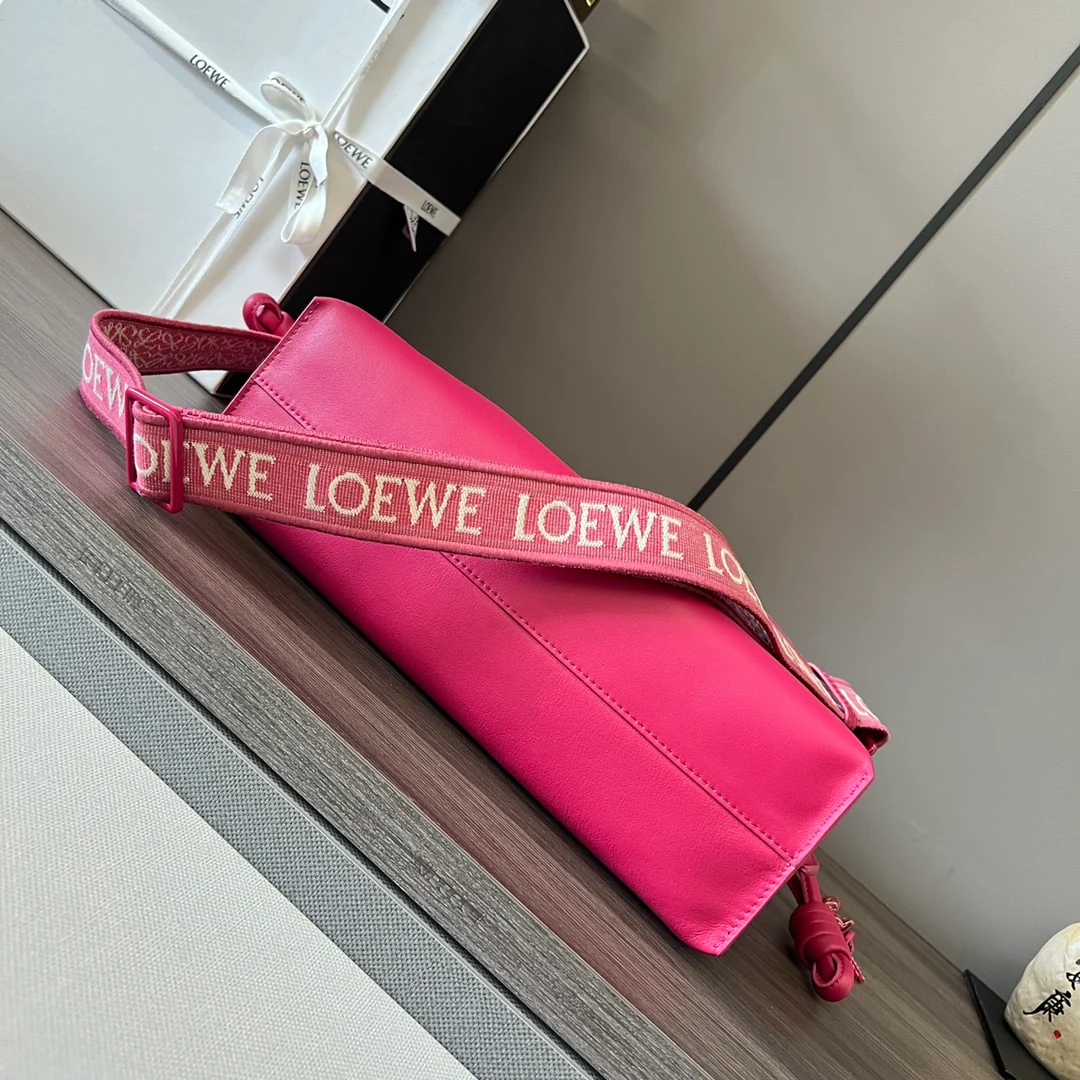 Клатч Loewe Flamenco - телячья кожа наппа - персиково-розовый