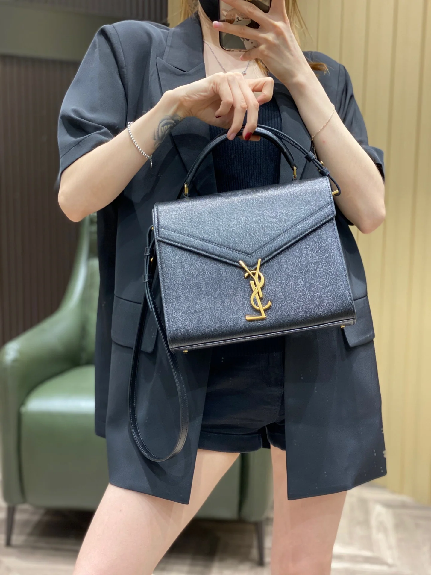 Сумка YSL Cassandra с икрой