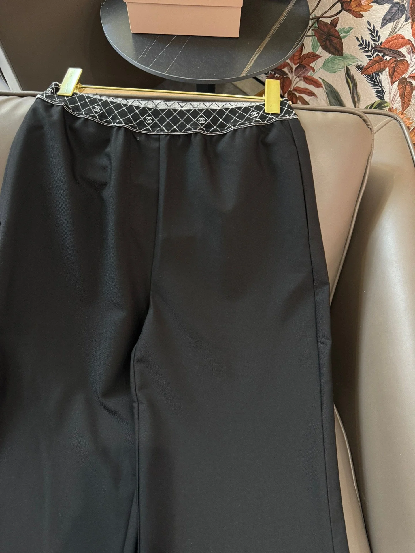 Брюки Chanel 2404-24ss New Style - черные