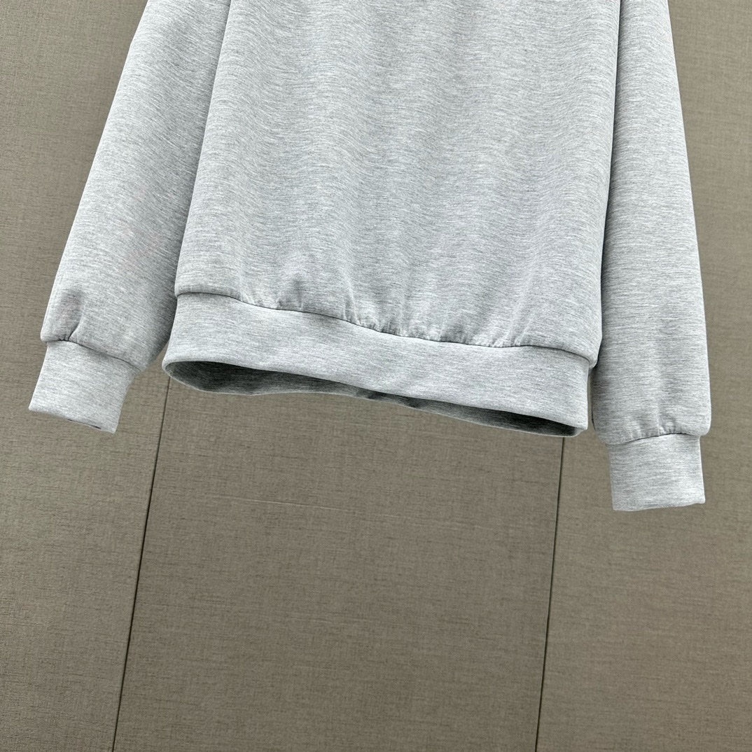 Miu Miu-2404 - Минималистичный повседневный комплект из двух предметов из искусственной кожи, серый