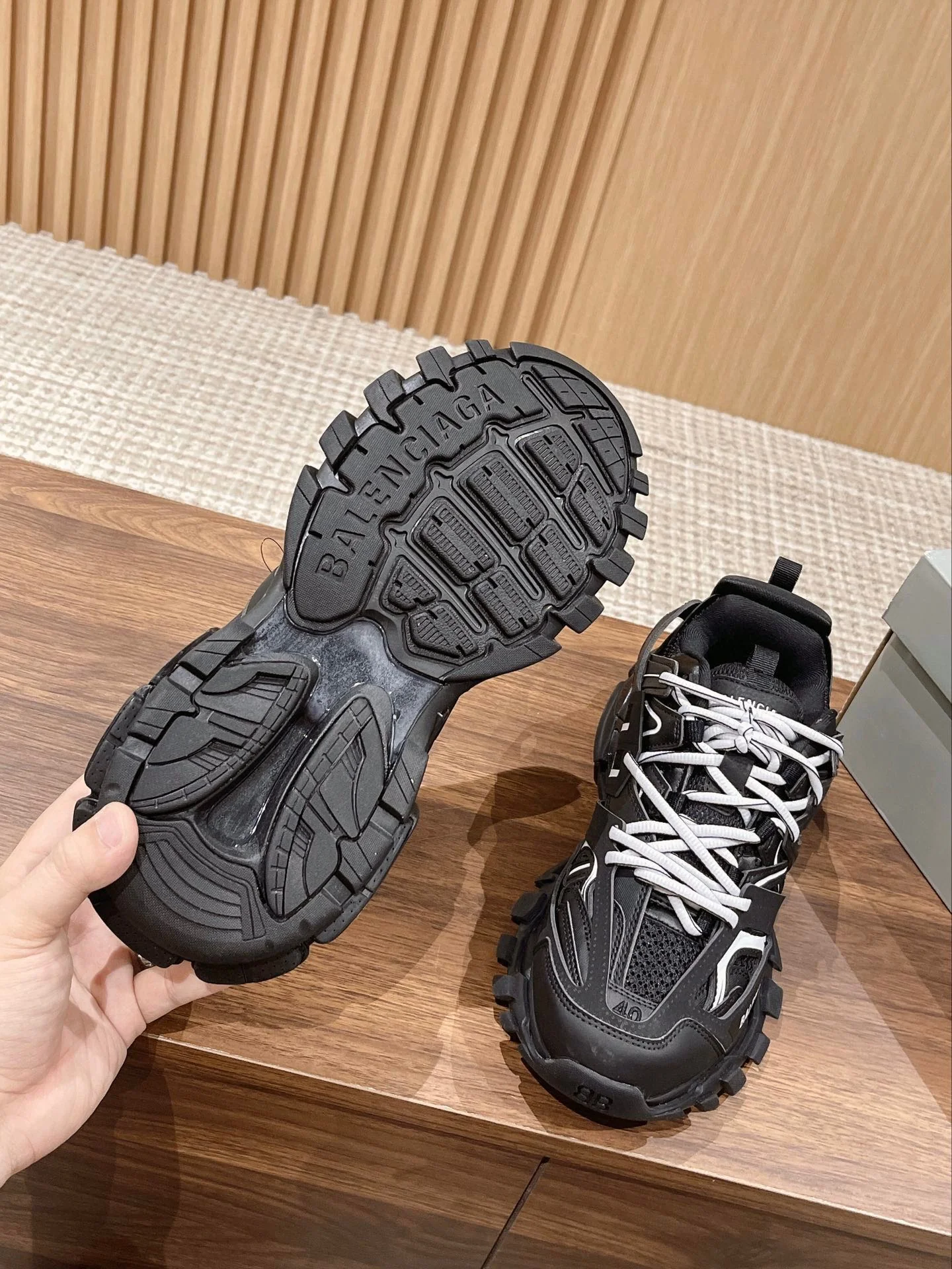 Кроссовки Balenciaga Track 3-0 (3-го поколения) Chunk - унисекс - черные