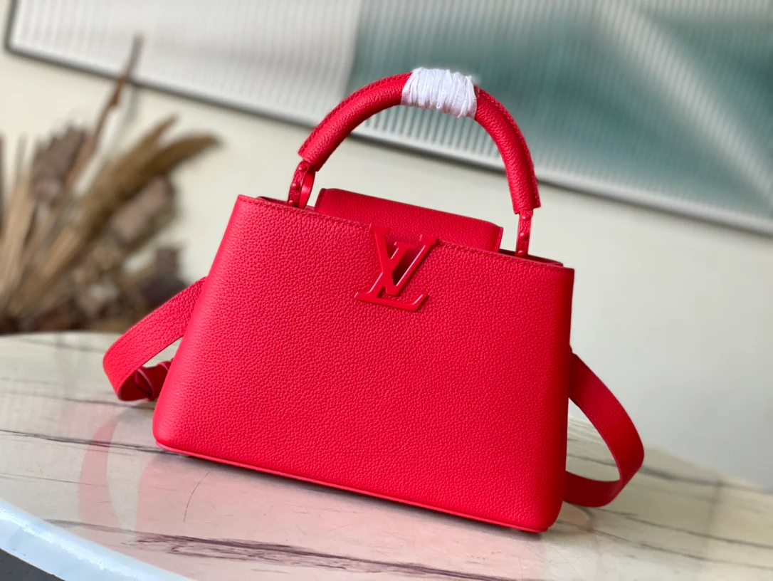 LV-m11798-Маленькая мини-сумочка Capucines, красная