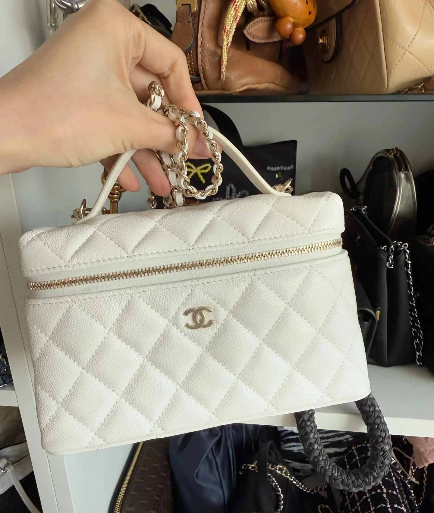 Сумка для ланча Chanel 25c-LP - белая