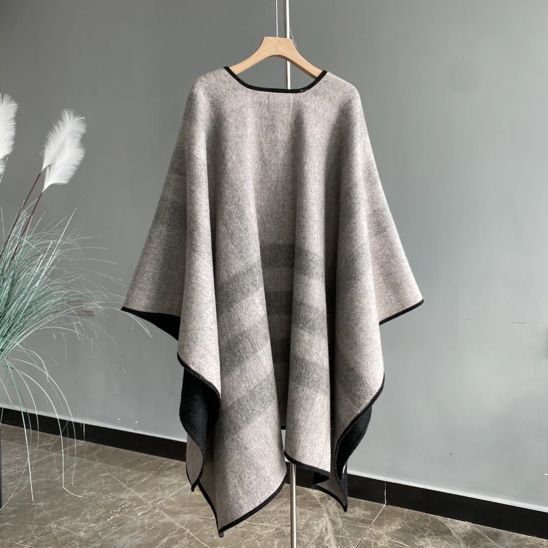 Burberry - Накидка/шаль - 160-180 см - Серый