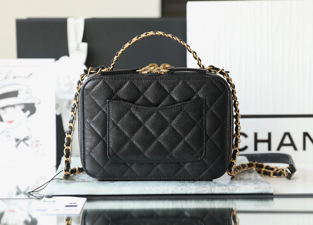 Chanel - Новая сумка-органайзер для фотоаппарата с ручкой в ??виде буквы - Сумка-коробочка