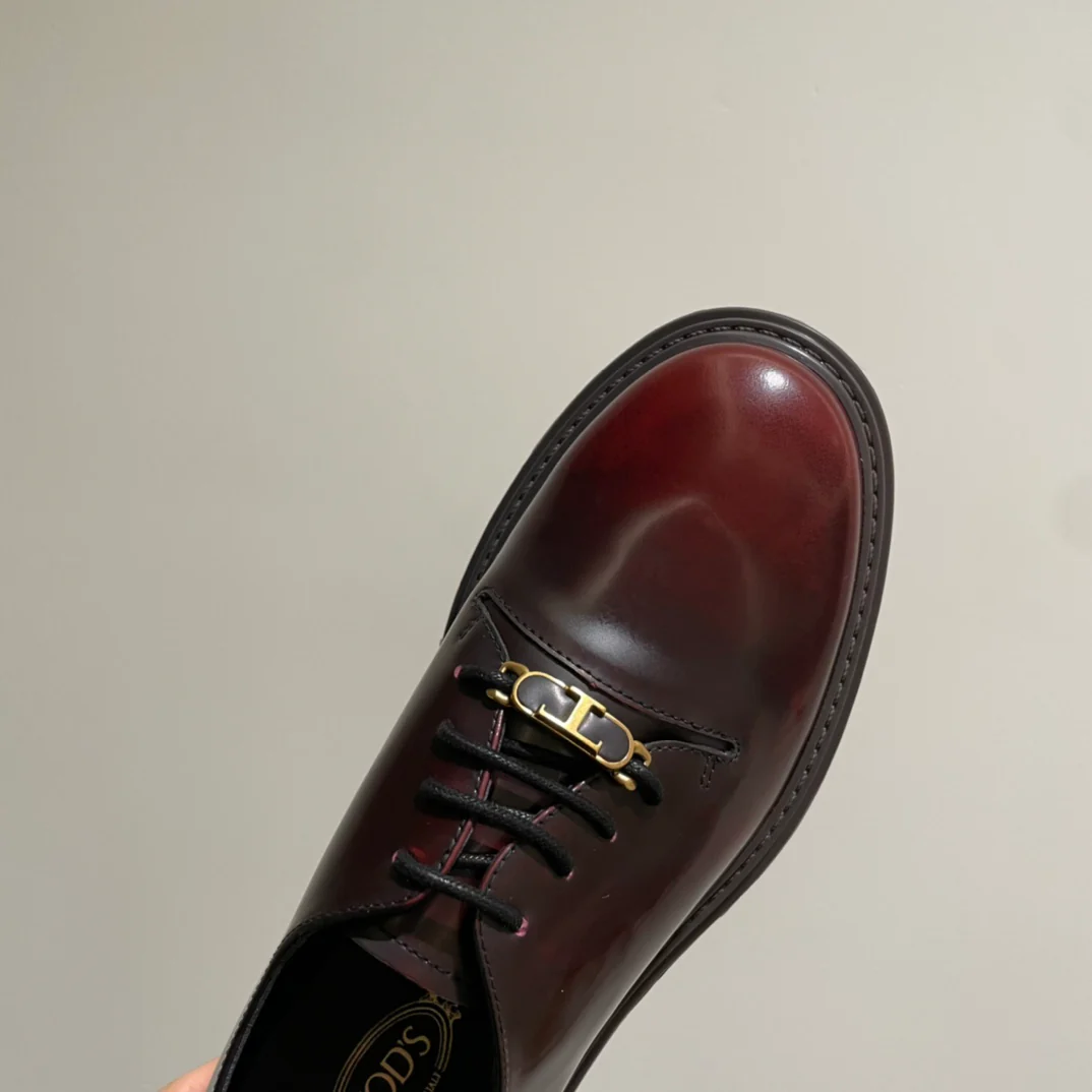 Tods - Британский стиль - Ретро - Шнурки - Лоферы