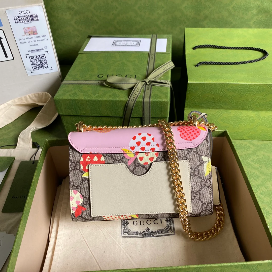 Сумка Gucci Apple Pink Lock Chain