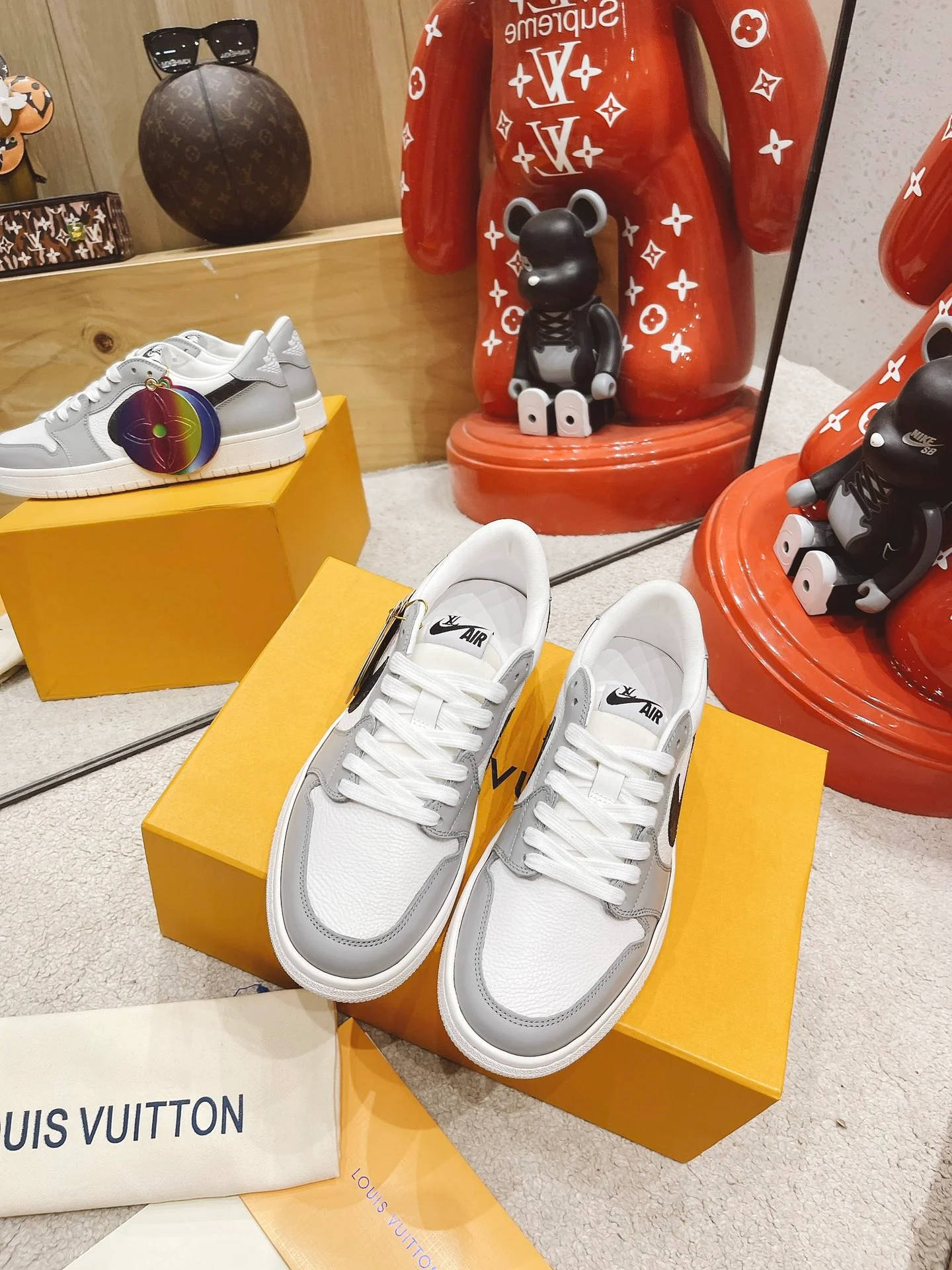 Обувь LV - коллаборация LV x Nike - повседневная обувь - 1