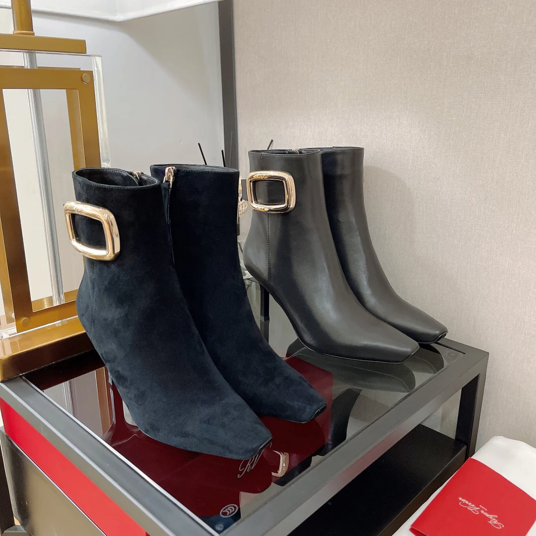 Обувь RV - Новинка сезона осень/зима 2022 - Ботильоны на шпильке - Черные