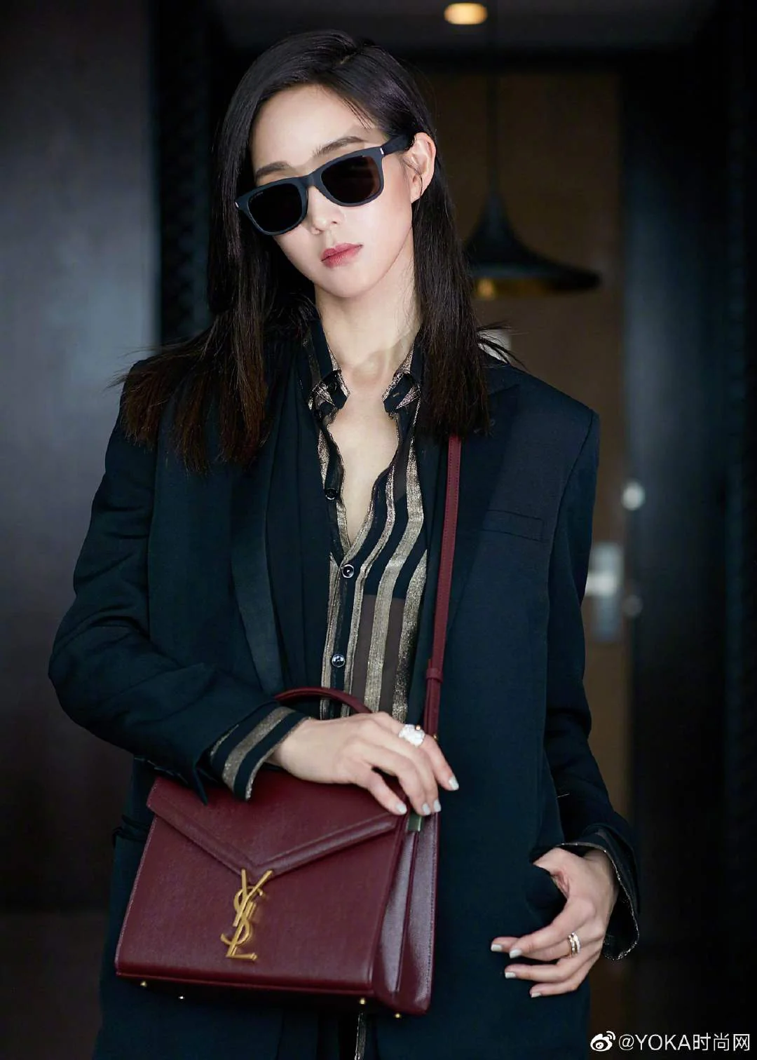 Сумка YSL Cassandra с икорным узором - 2