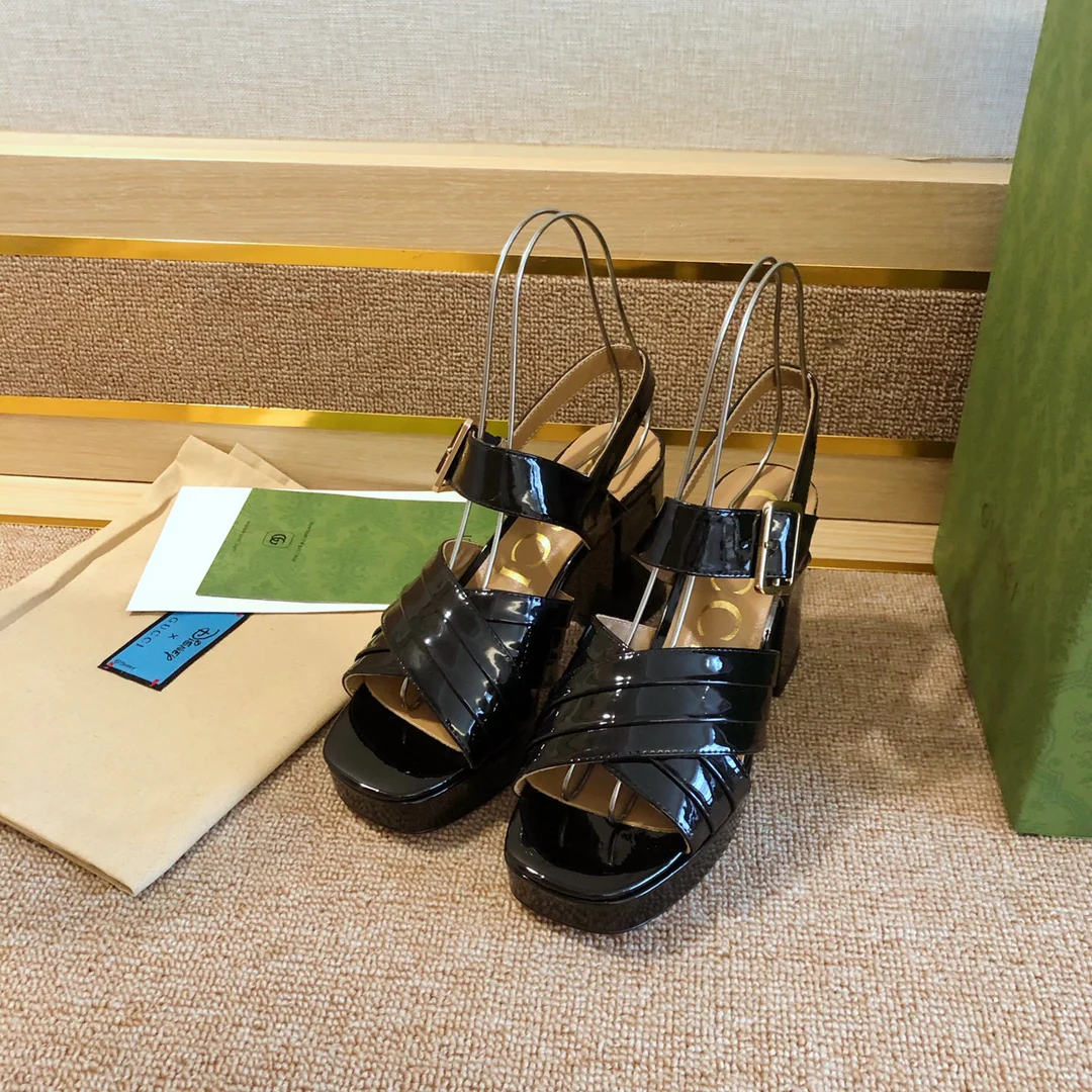 Gucci - Туфли на высоком каблуке - Босоножки на высоком каблуке