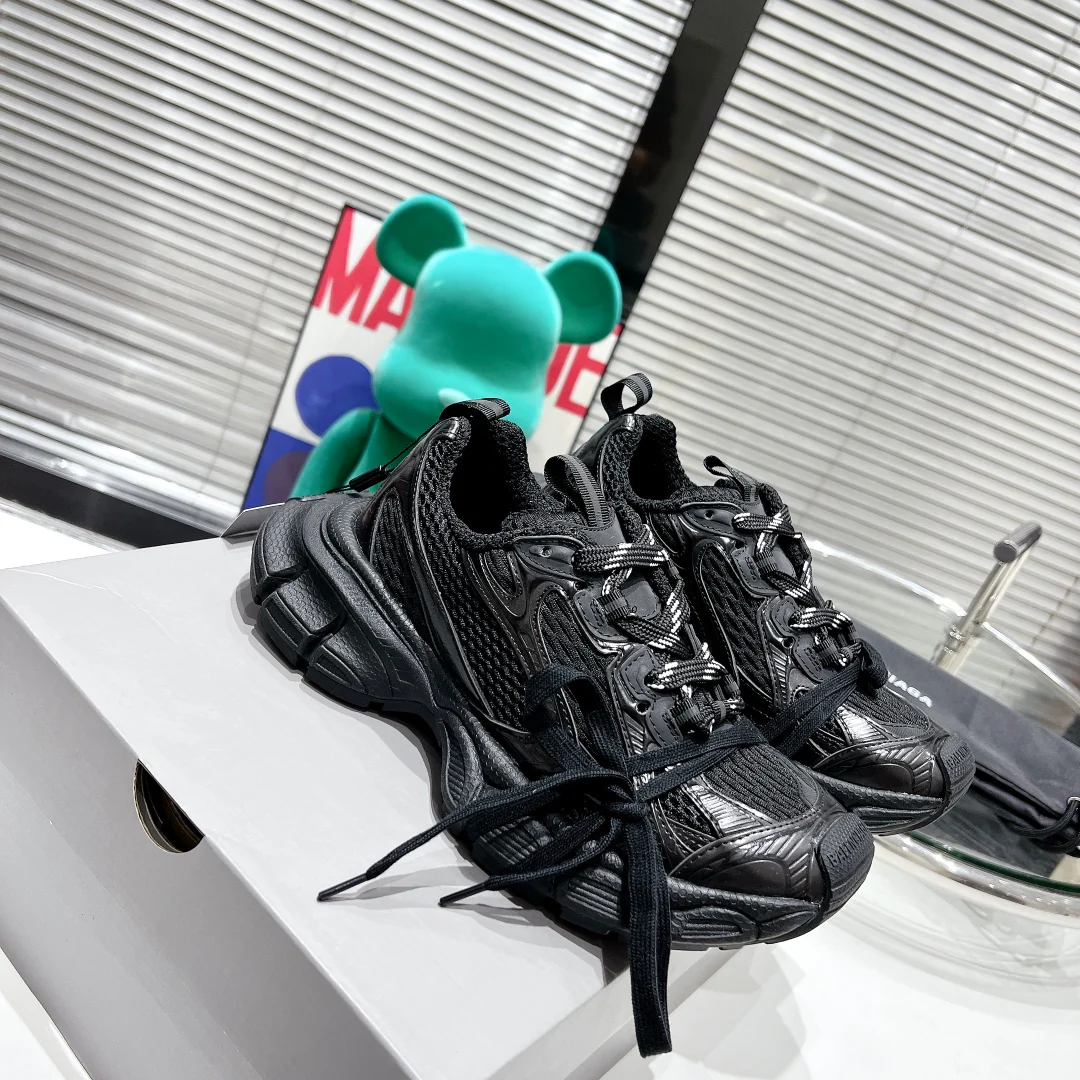 Кроссовки Balenciaga Mesh - Парные - Черные