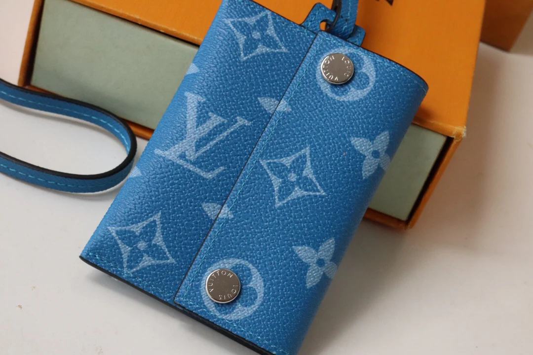 LV-m83153 - Держатель для визитных карточек в стиле Lane - Королевский синий