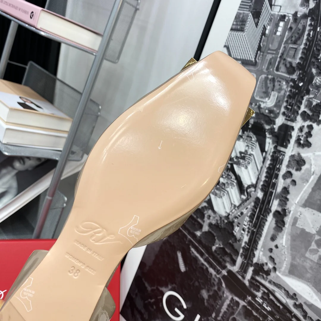 RV-Flat Bottom Hollow Square Top-Khaki Grey