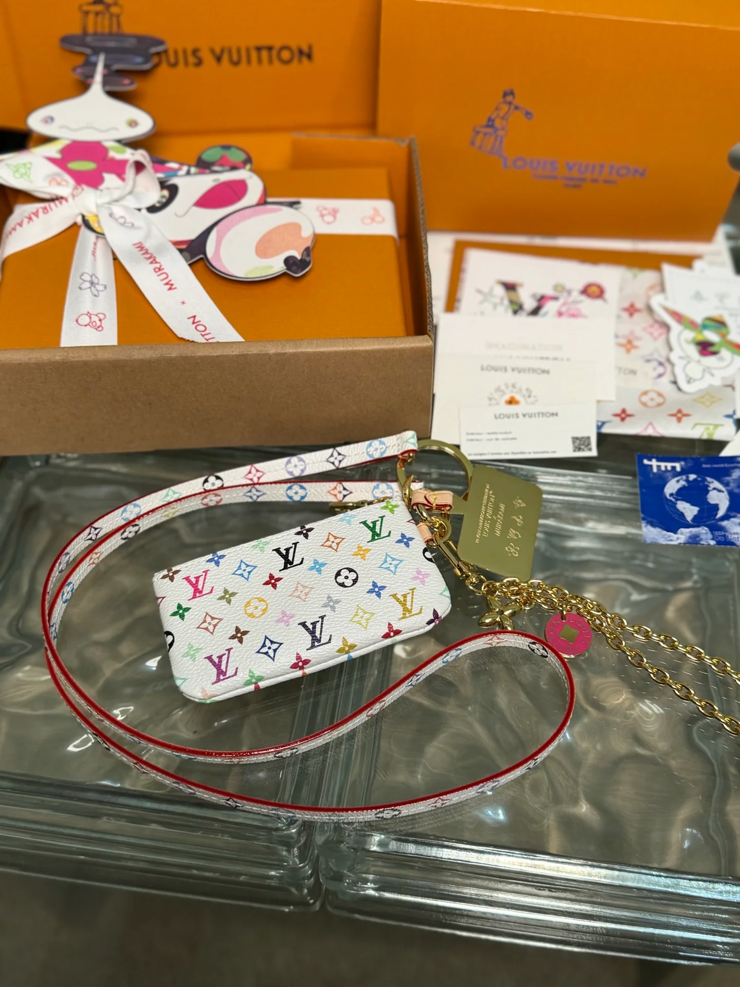 LV-m14099-monogram сумка на молнии, аксессуар, розово-белая