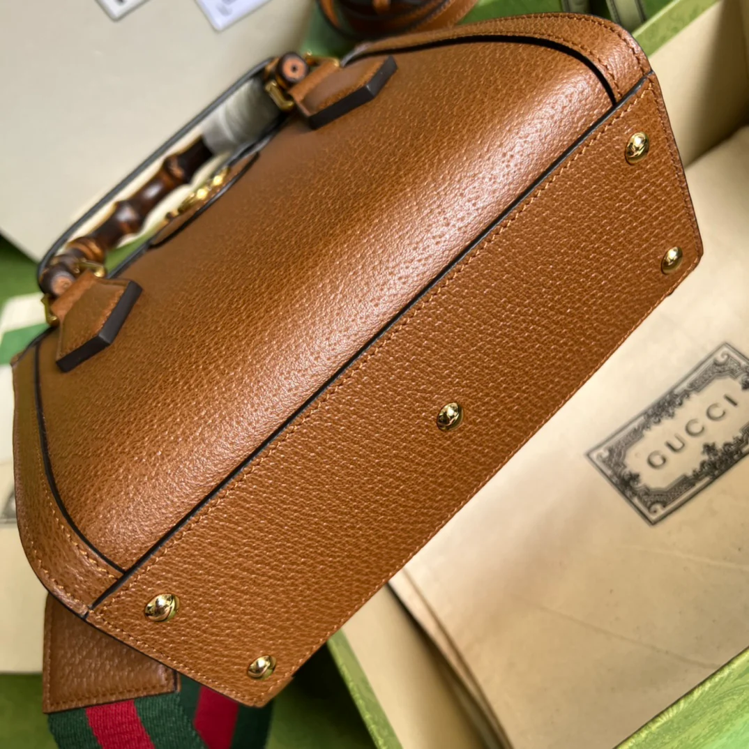 Сумка Gucci из бамбука - Маленькая сумка - 20x16x10 см - 3