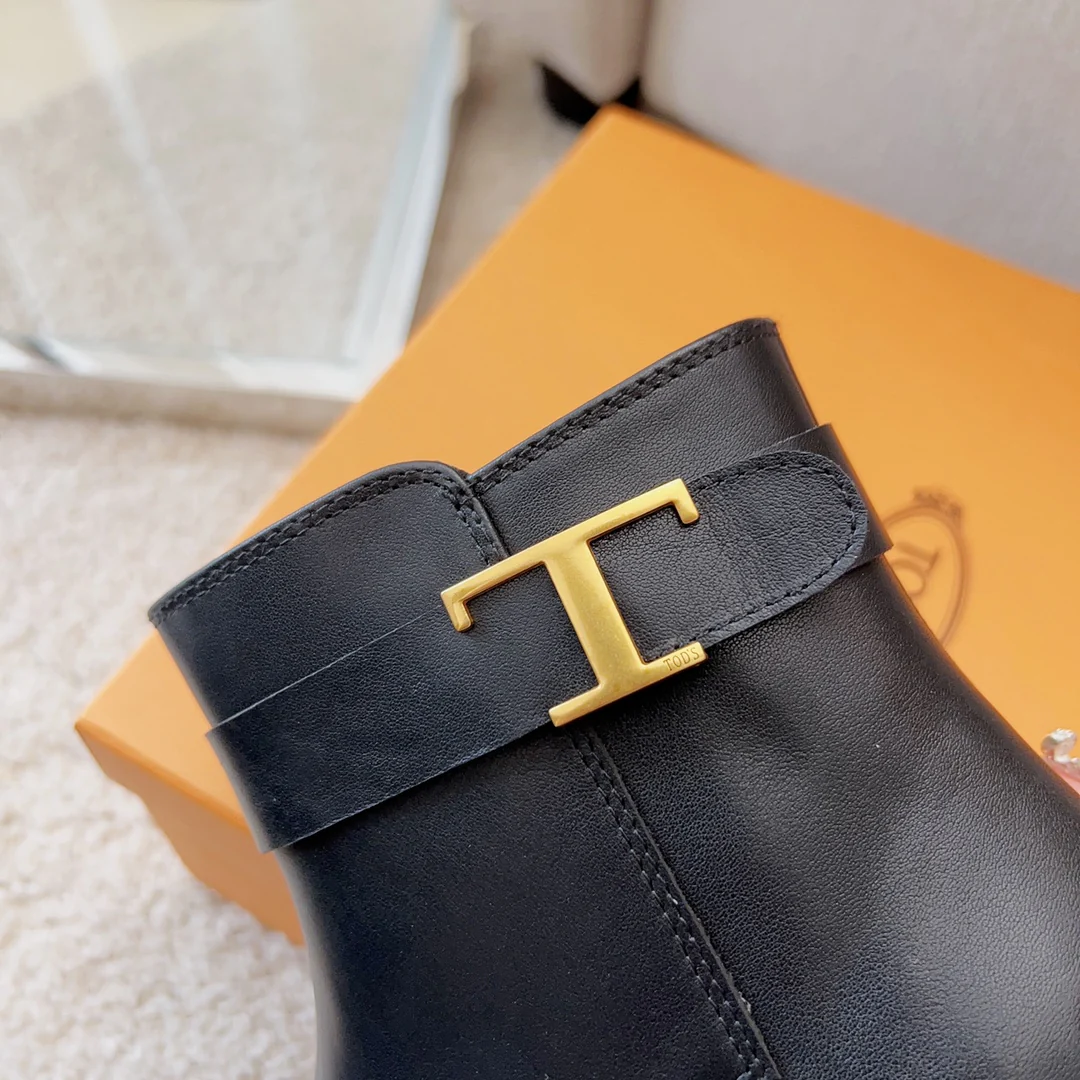 Классические кожаные ботильоны челси от Tods - T-Buck