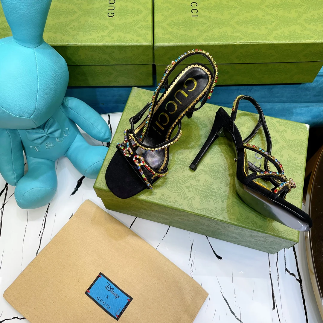 Босоножки на высоком каблуке Gucci - 1