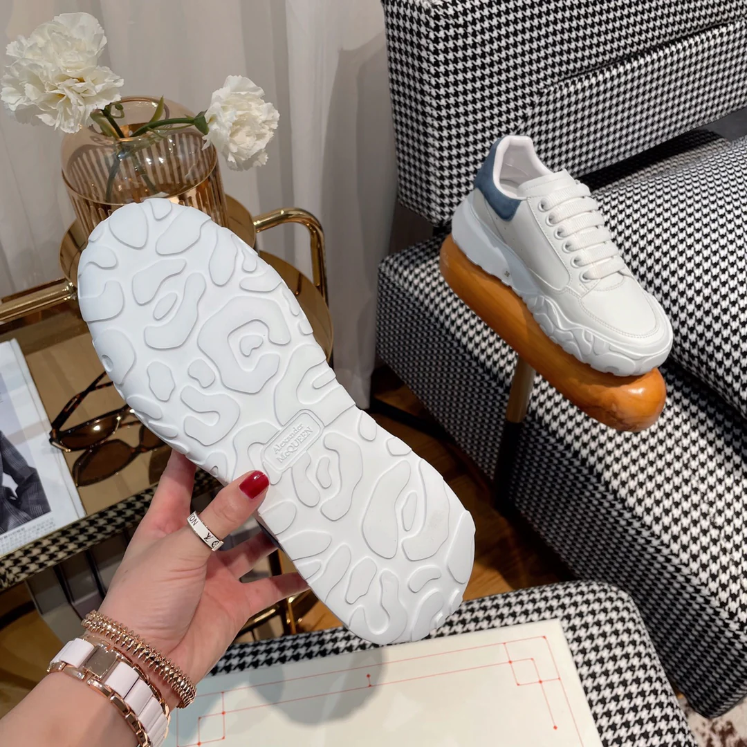 McQueen - Новые кроссовки - Замшевые с синей задней частью