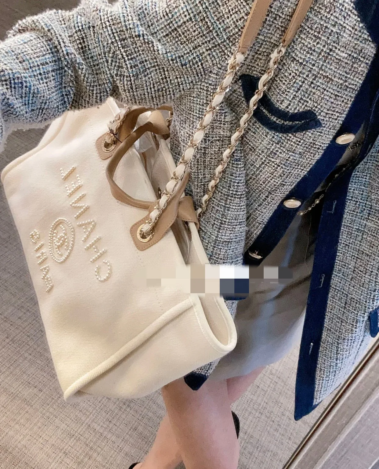 Пляжная сумка Chanel Pearl