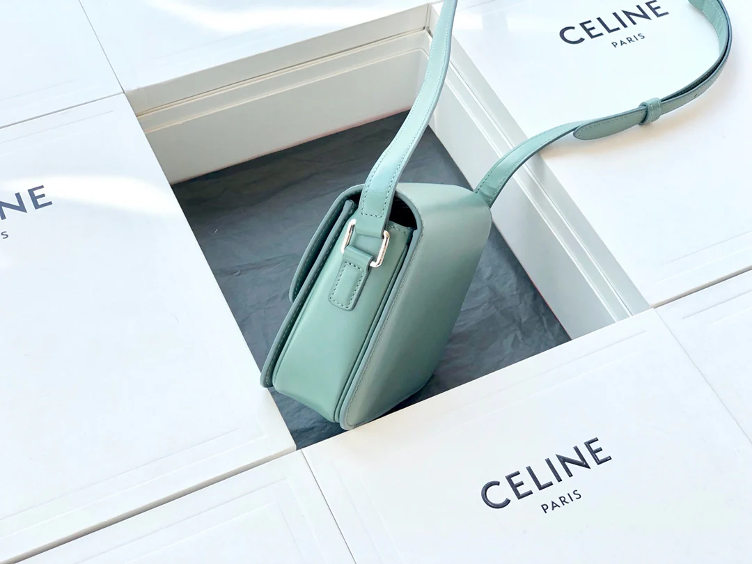 Сумка Celine Triomphe из телячьей кожи - подростковая - 18 - 5 см - 7