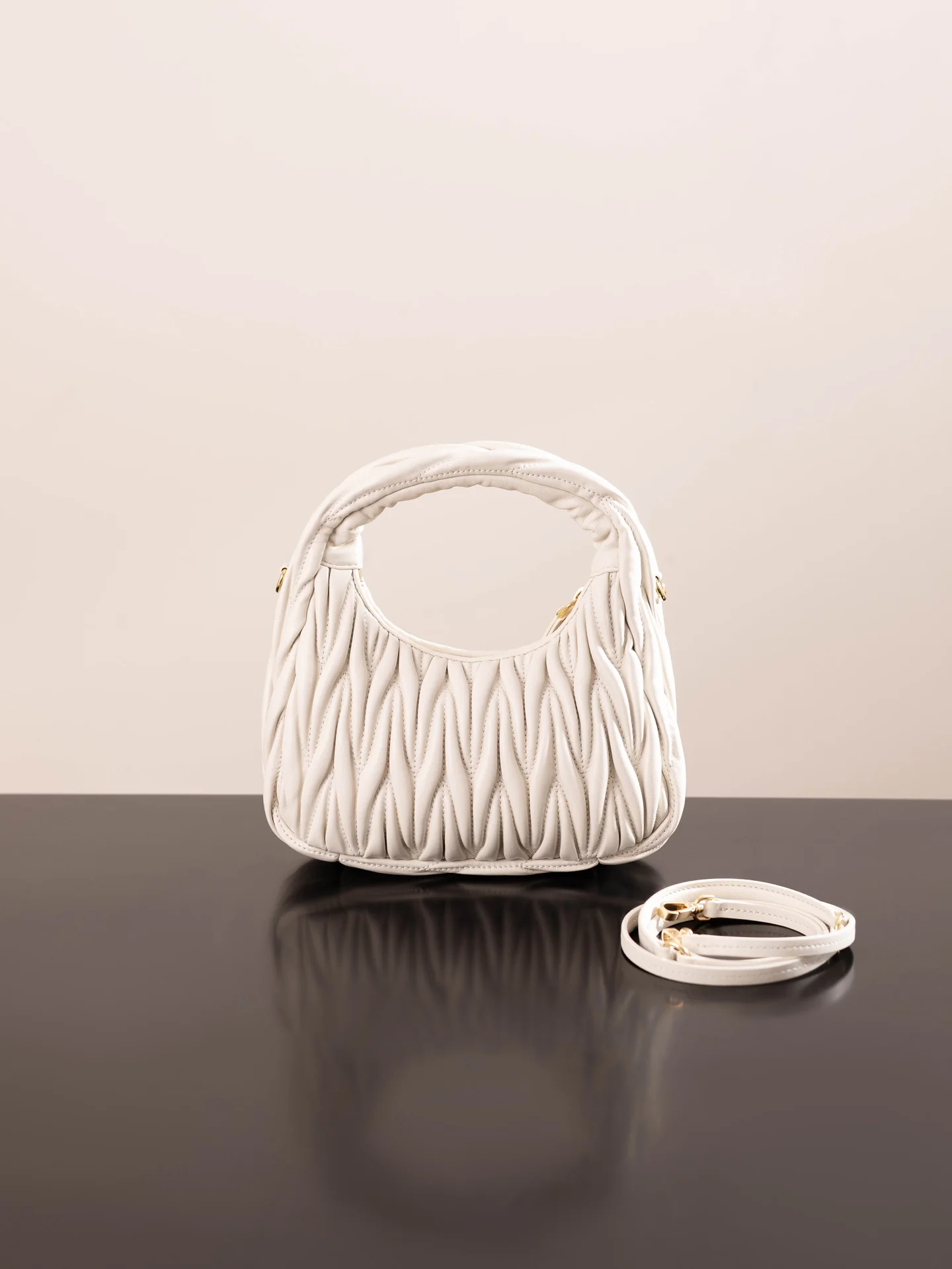 Miu Miu-5bc125m900-??????-????-Маленький-Белый