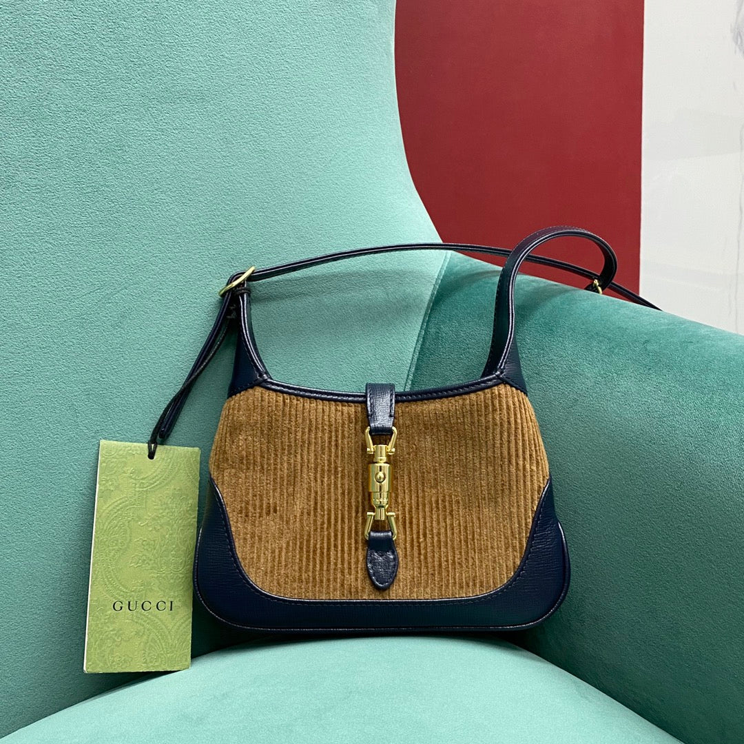 Gucci Jackie 1961 Полосатый бархат