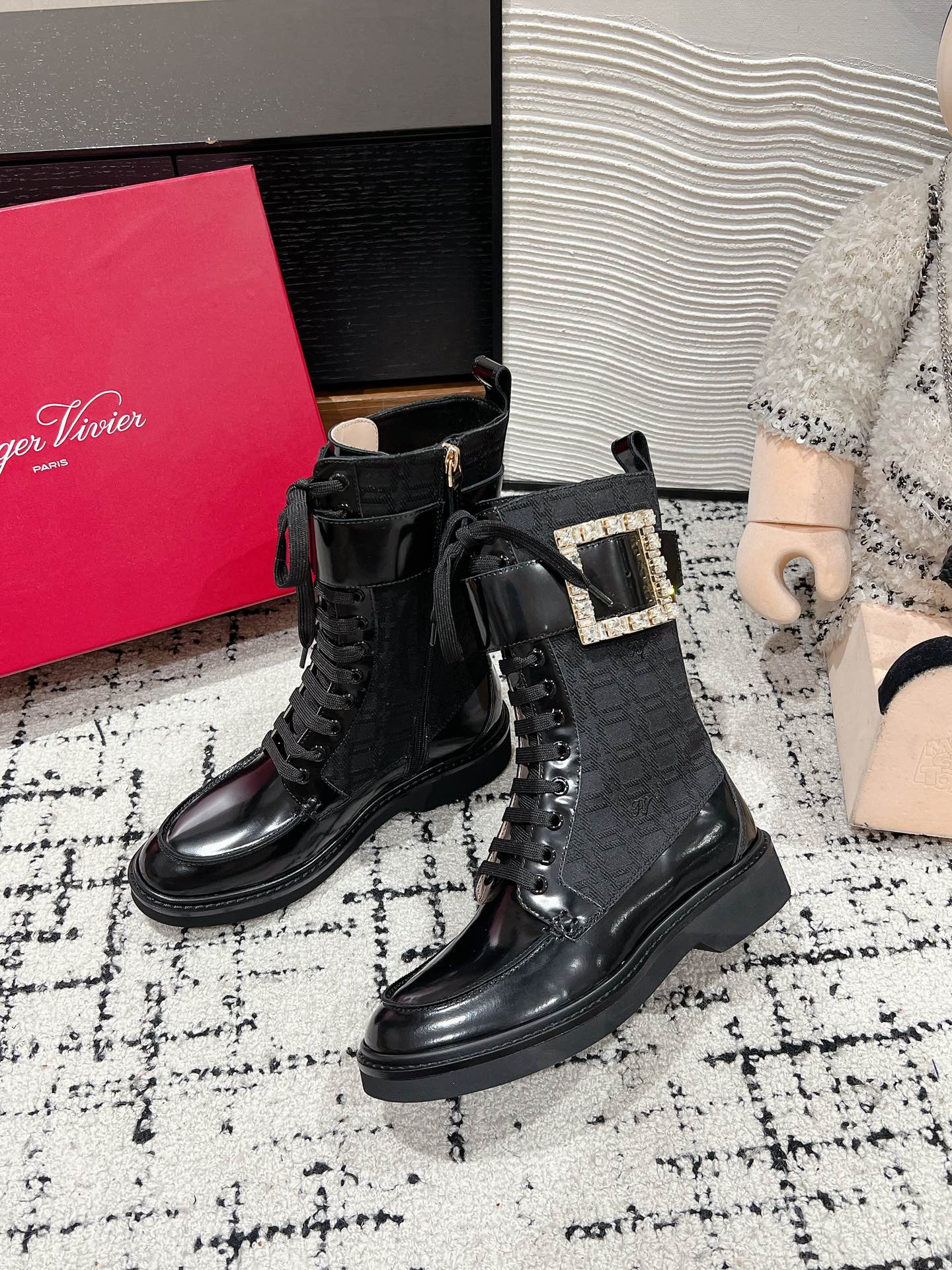 Сапоги для верховой езды RV-2024 - черные