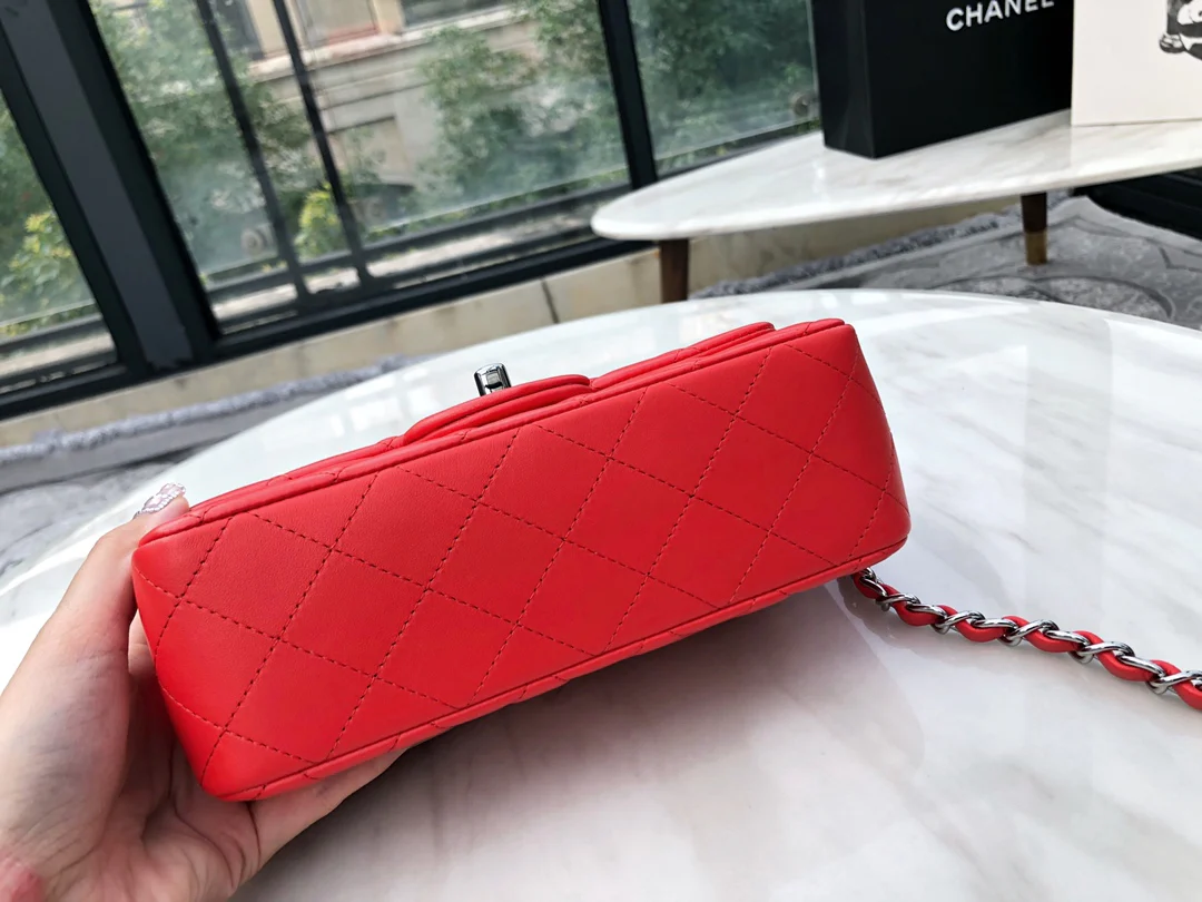 Сумка Chanel CF весна/лето 2019 - овечья кожа - 20 см