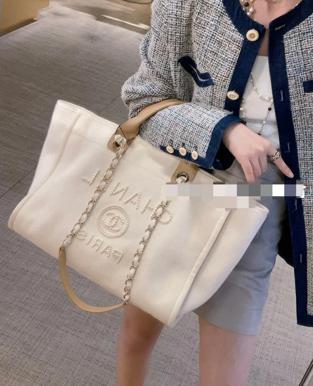 Пляжная сумка Chanel Pearl