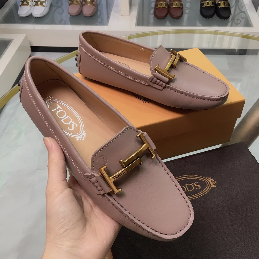 Лоферы Tods Double T без шнурков - 1