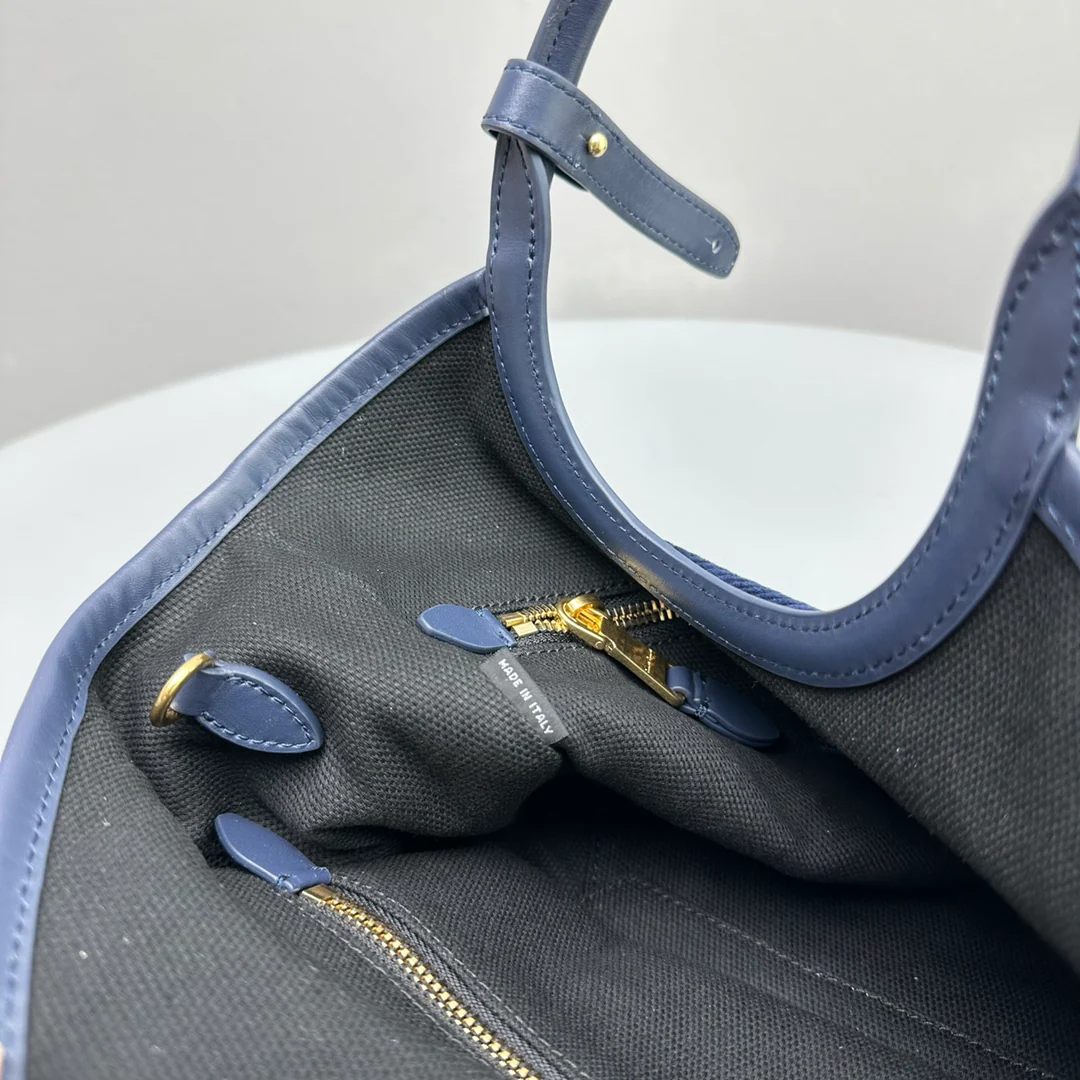 Сумка-тоут Miu Miu Ivy - Вельветовая - Маленькая - Темно-синяя