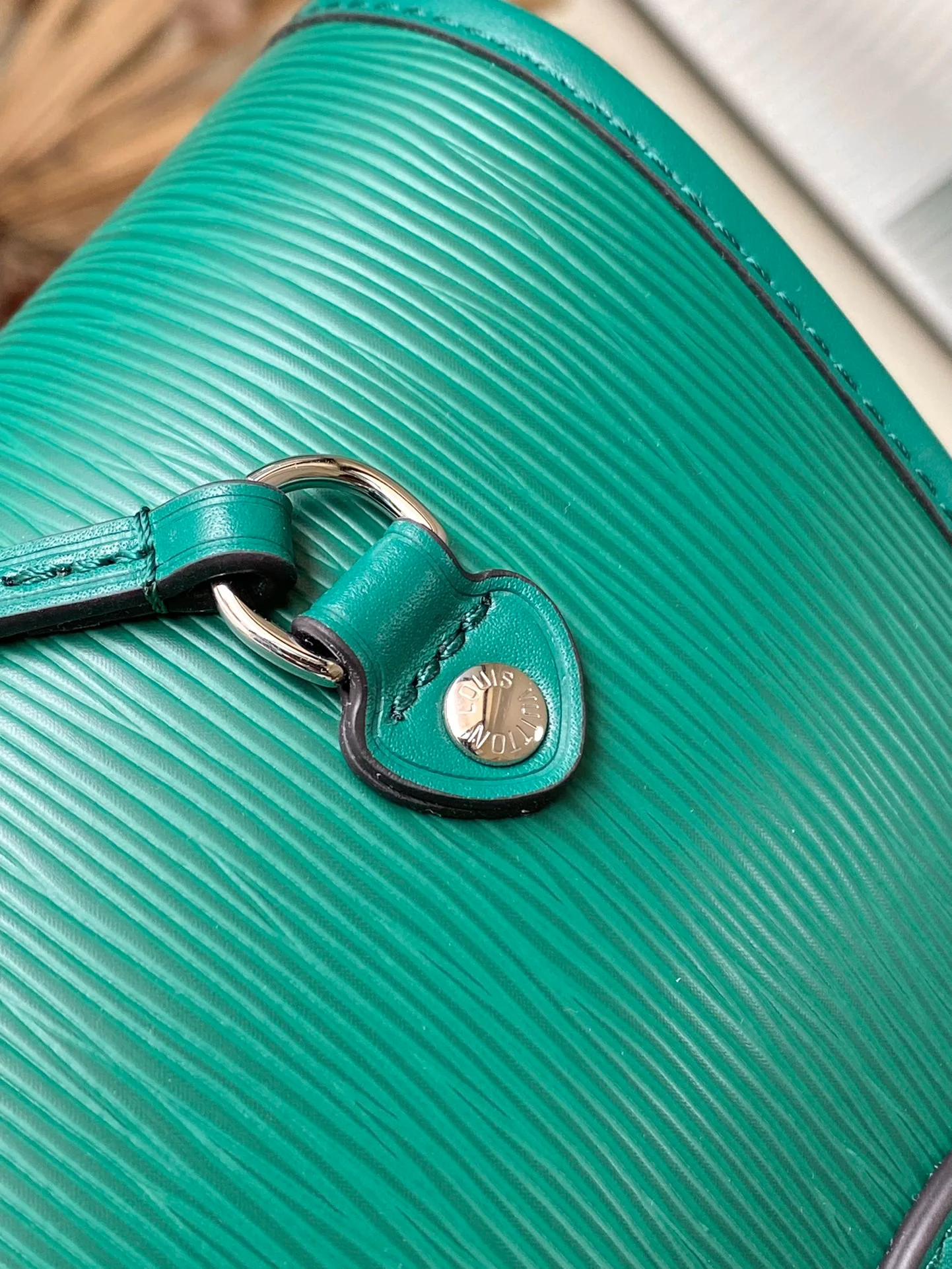 Сумка LV-m12195-neverfull-mm, зеленая