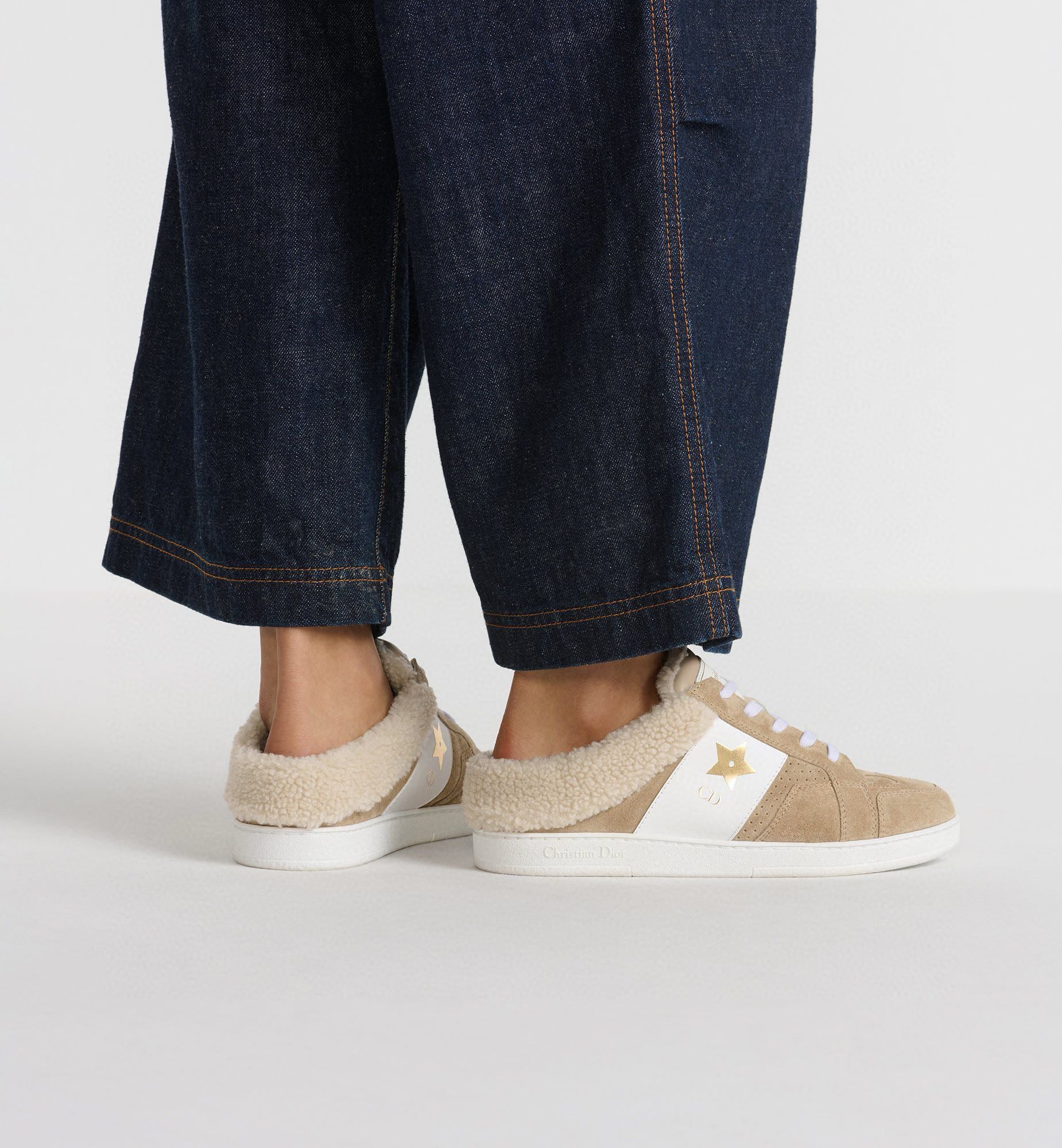 Didi - шерстяные кроссовки 2024 года - бежевые