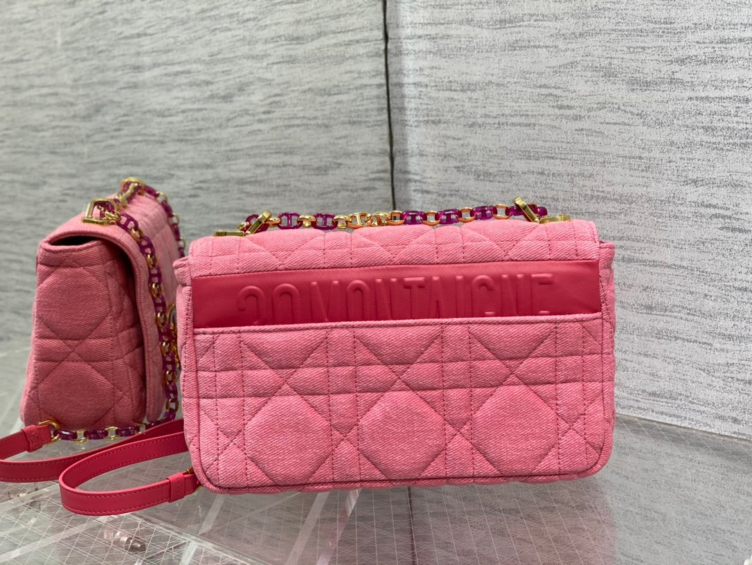 Джинсы Dior New Caro 25 5 см из коллекции Denim Collection - розовые