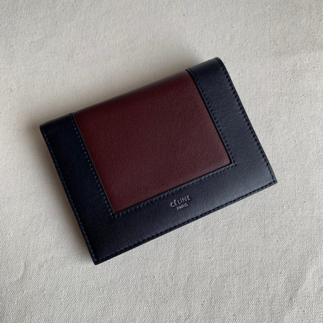 Celine - Средняя длина - Темно-синий и бордовый