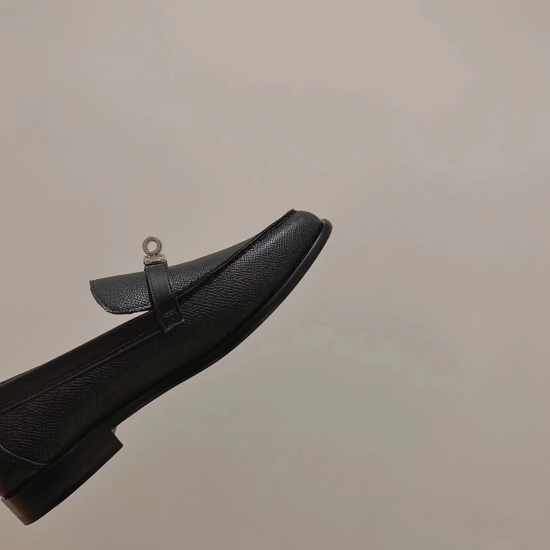 Лоферы Hermes Kelly с пряжкой - 4