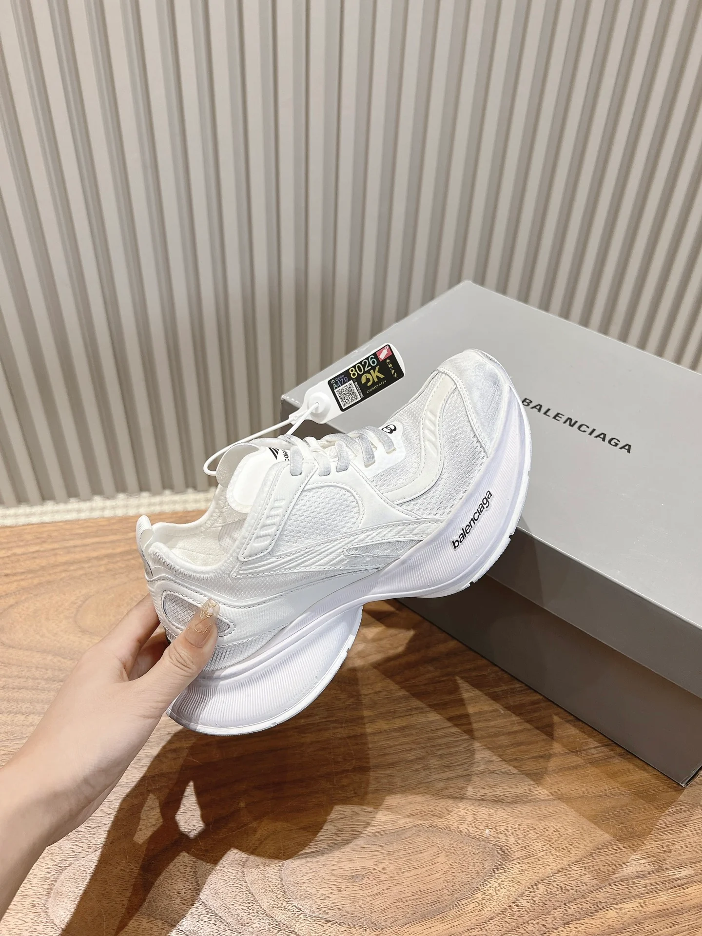 Кроссовки Balenciaga 2024 для бега - белые