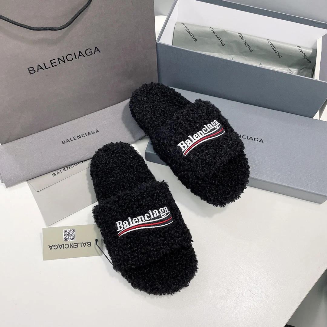 Шлёпанцы Balenciaga 21s Couple Curly - размеры 35-45