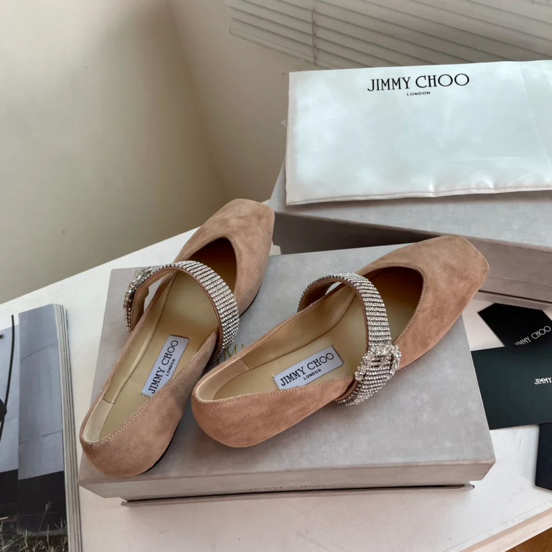 Балетки Jimmy Pearl с квадратным носком - 1