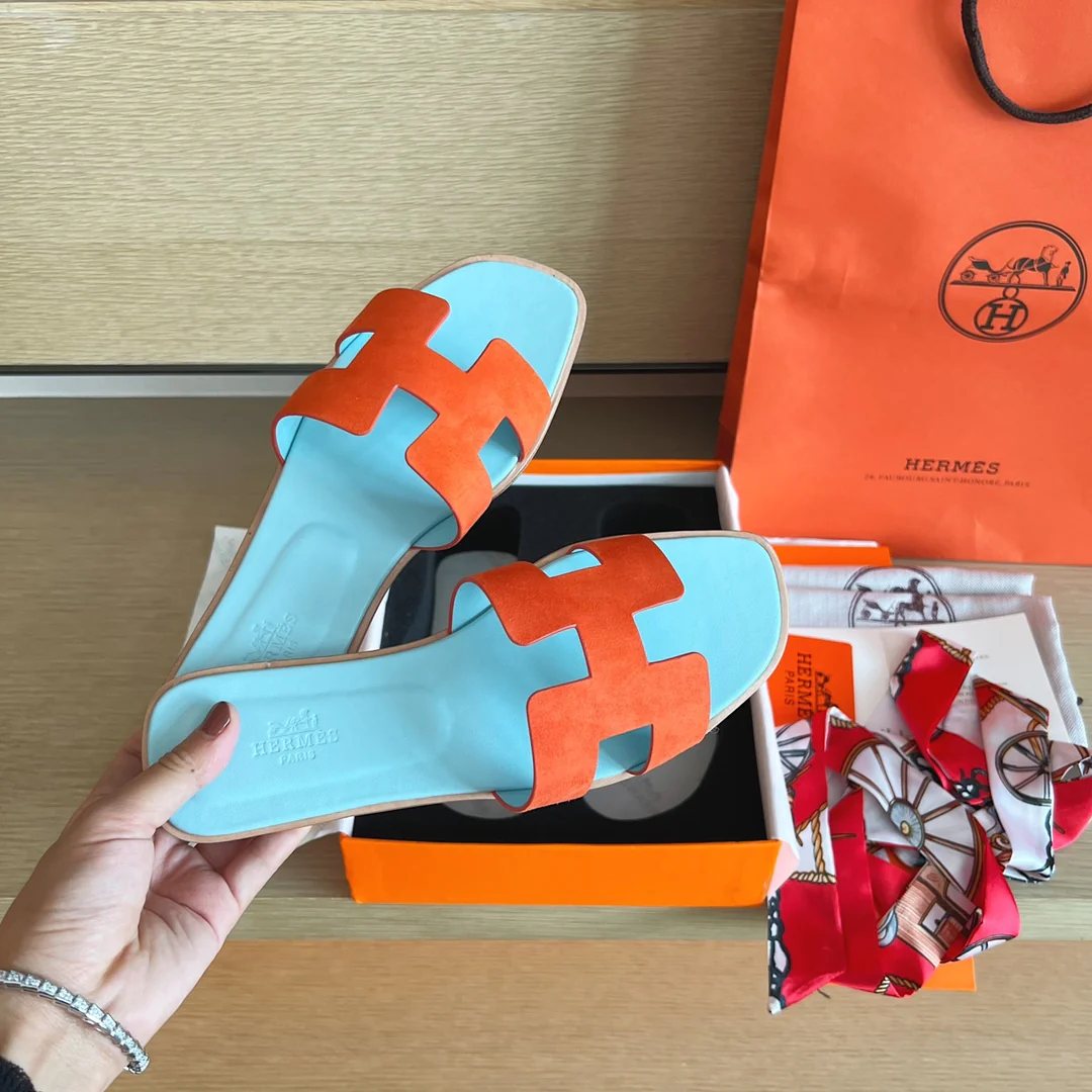 Сандалии Hermes-h Flat Sandals-10