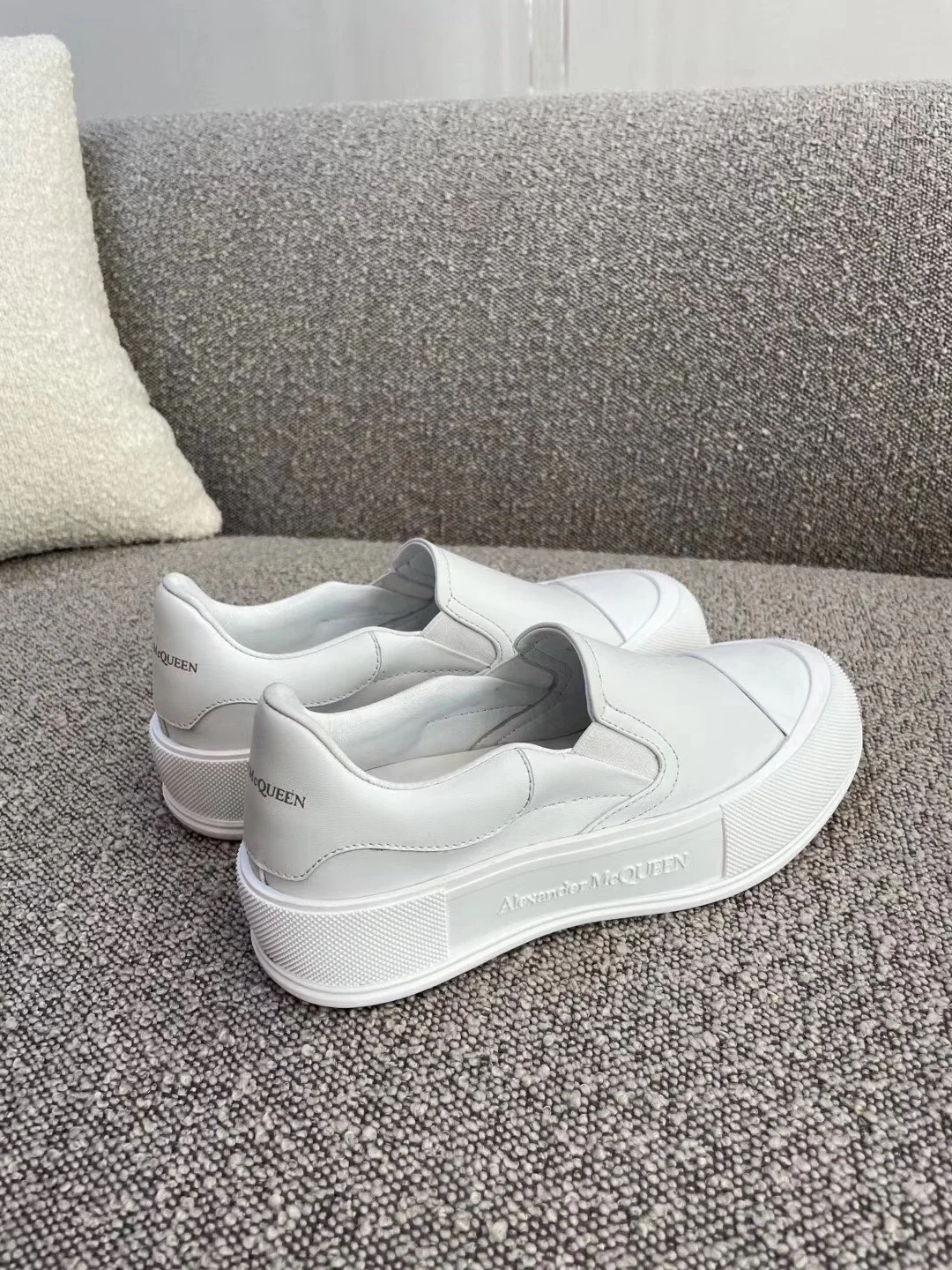 McQueen - Белые кроссовки - Лоферы