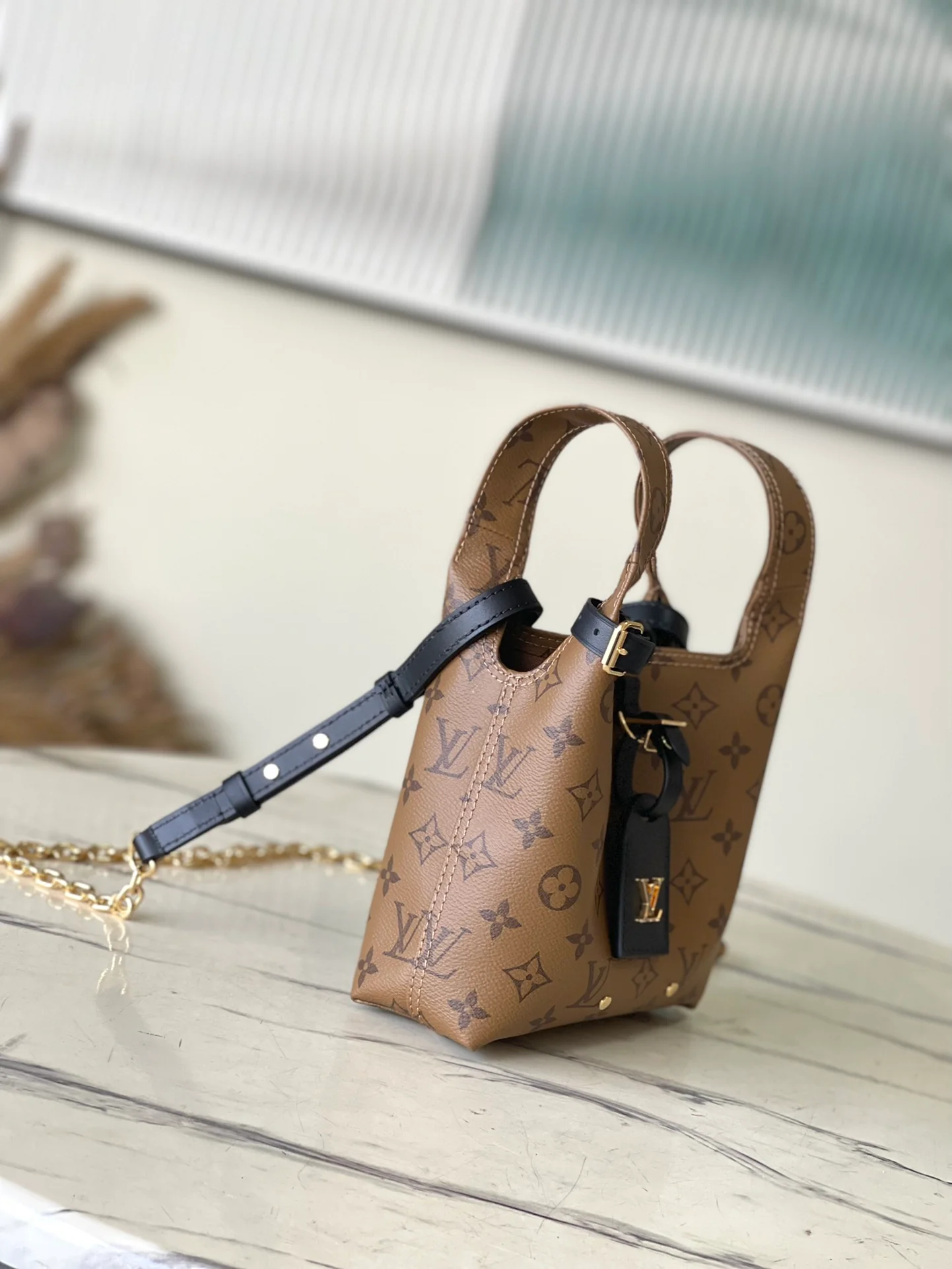 m46816-LV-Atlantis Сумка-желтая с монограммой, маленький размер