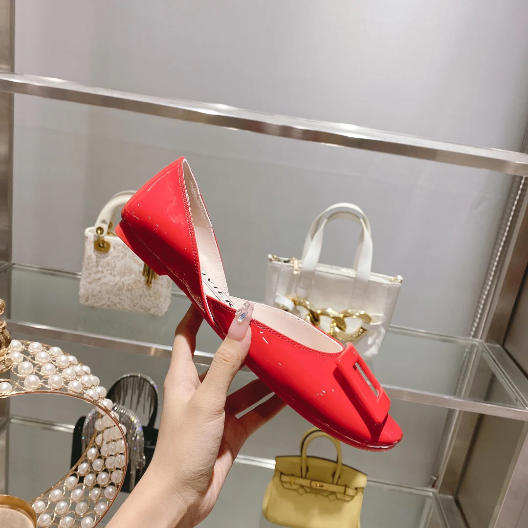 Обувь RV - Новинка осени 2022 - Балетки - Красные