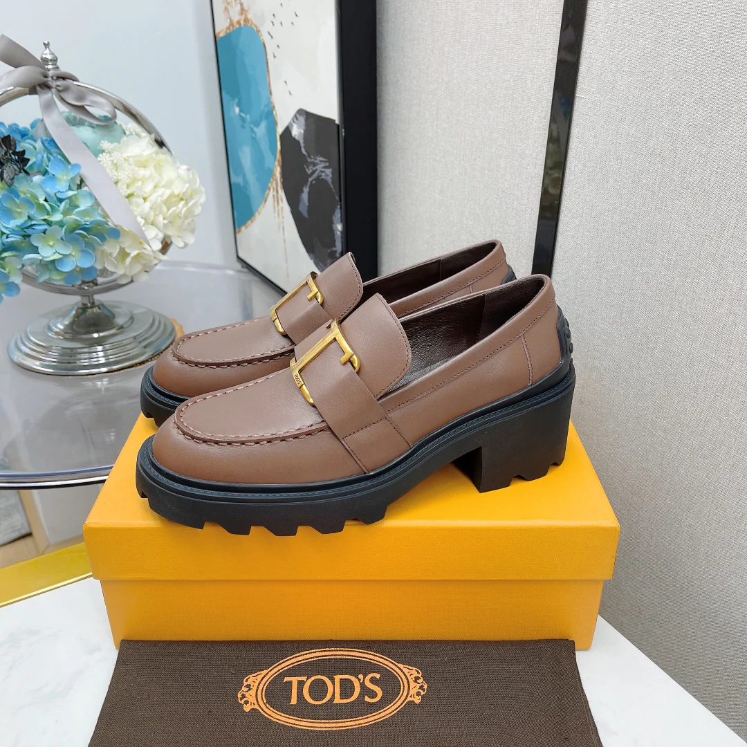 Tods - Лоферы на платформе - 1