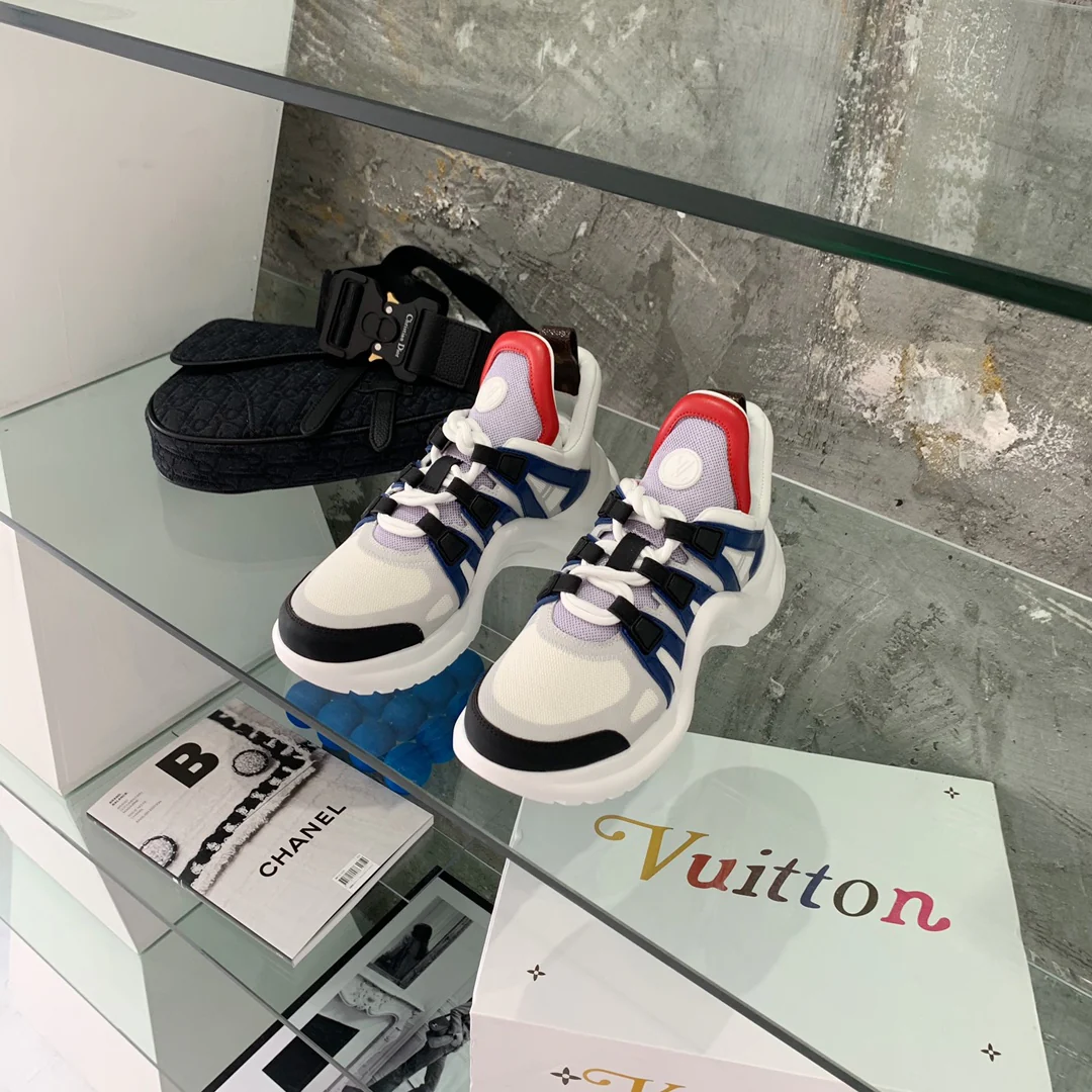 Туфли LV - Массивные туфли LV - 9