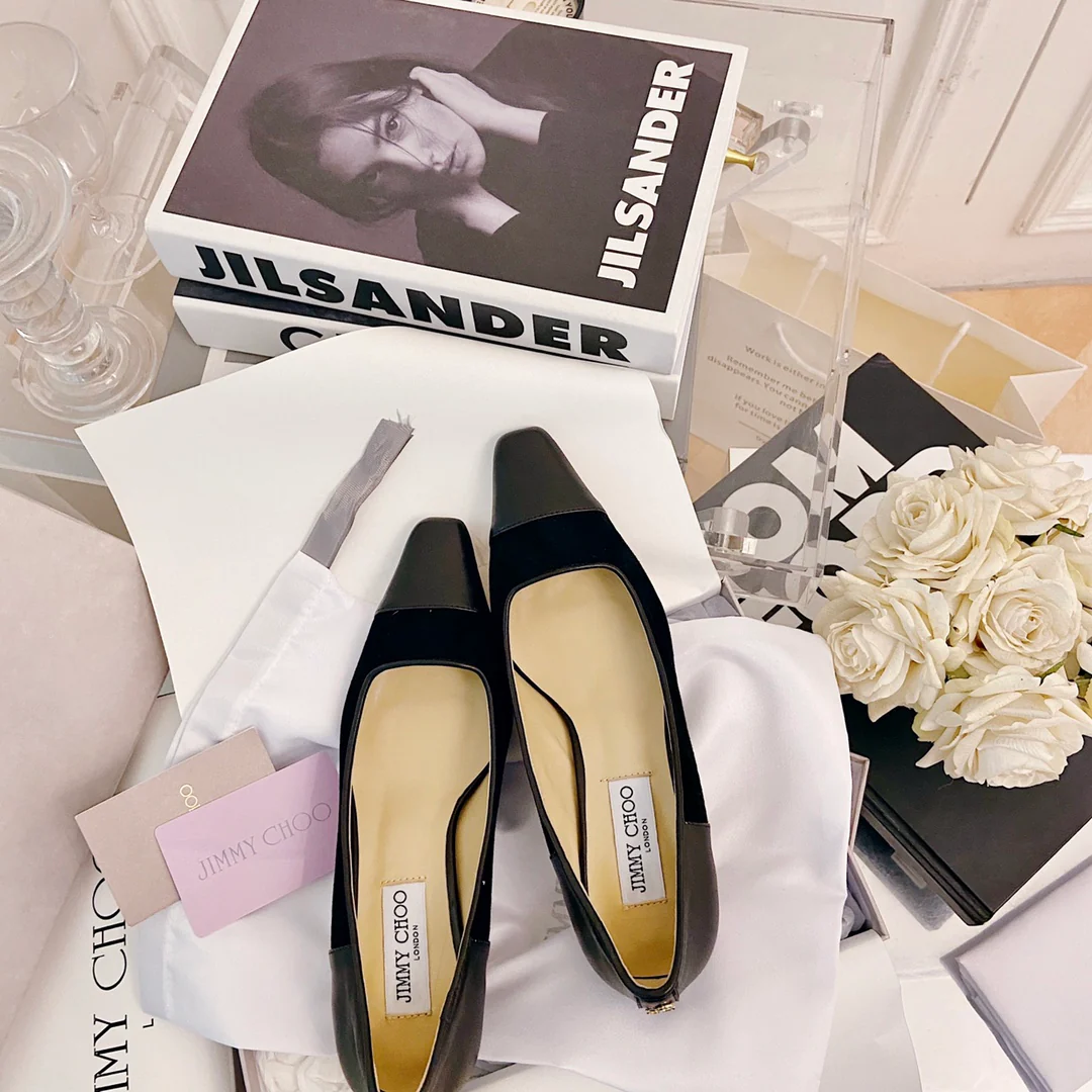 Туфли на низком каблуке Jimmy Retro с квадратным носком