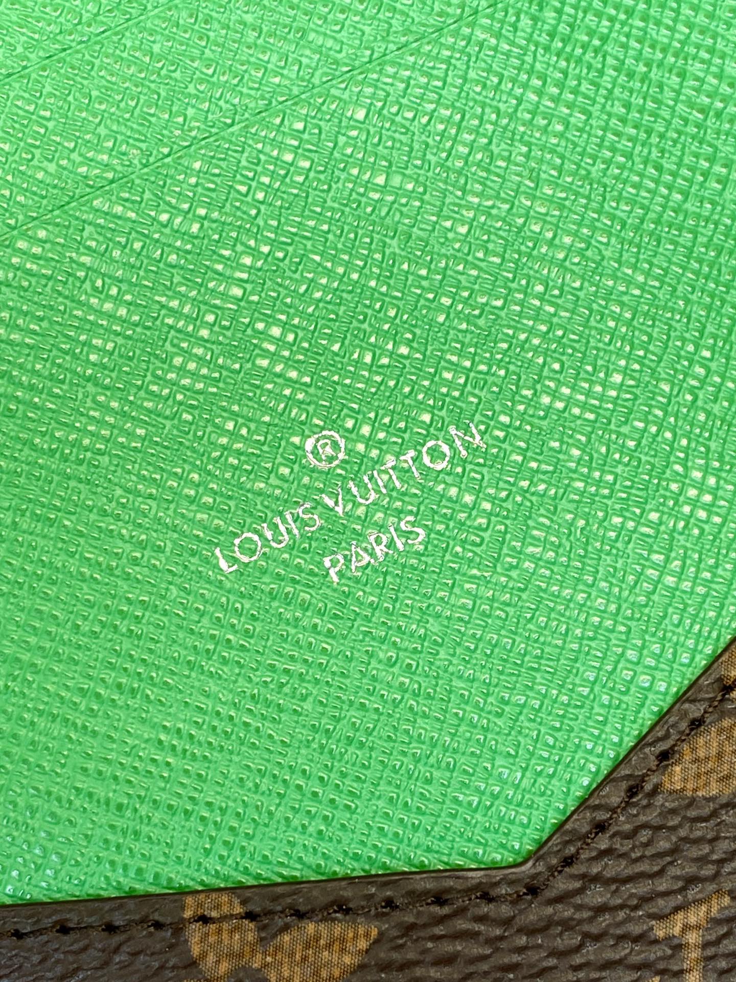 Обложка для паспорта LV-m82867-зеленая