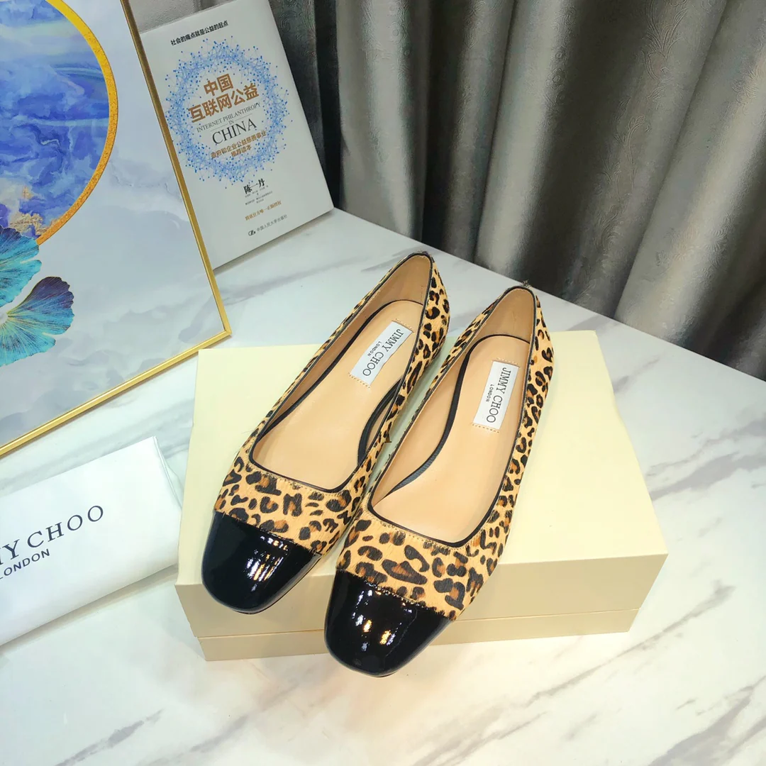 Балетки Jimmy с леопардовым принтом